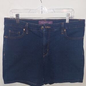 Gloria Vanderbilt Dark Blue Jean Shorts